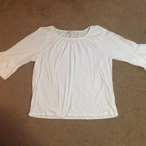 Michael Kors 3/4 length bell sleeve top